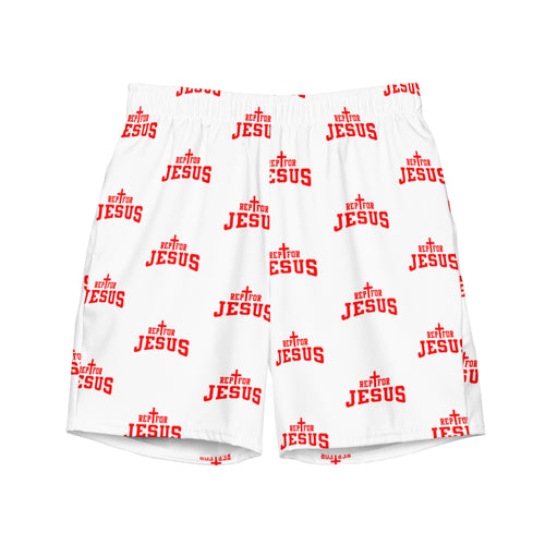 Logo AOP Men's Swim Trunks