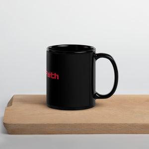 Man of Faith Coffee Mug 2 (Black & Red)