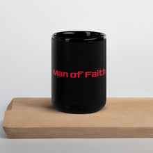 Load image into Gallery viewer, Man of Faith Coffee Mug 2 (Black &amp; Red)