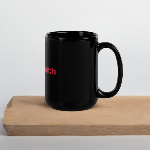 Man of Faith Coffee Mug 2 (Black & Red)