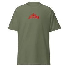 Load image into Gallery viewer, Rep For Jesus Men&#39;s T-Shirt (Red Logo)