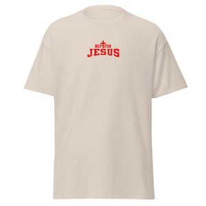 Rep For Jesus Men's T-Shirt (Red Logo)