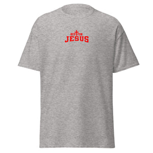 Rep For Jesus Men's T-Shirt (Red Logo)