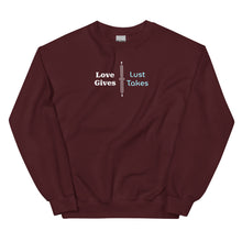 Load image into Gallery viewer, Love Gives Unisex Sweatshirt