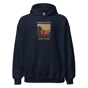 More Faith, Less Fear Women's Hoodie (Unisex Sizing)
