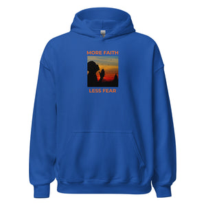 More Faith, Less Fear Women's Hoodie (Unisex Sizing)