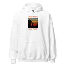 Load image into Gallery viewer, More Faith, Less Fear Women&#39;s Hoodie (Unisex Sizing)