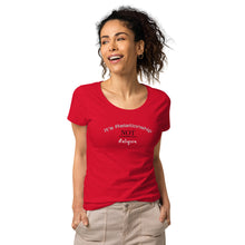 Load image into Gallery viewer, Relationship, Not Religion Women&#39;s Organic T-Shirt