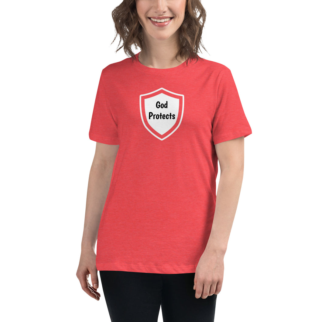 God Protects Women's T-Shirt