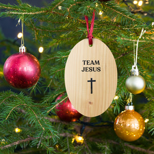 Team Jesus Christmas Ornament
