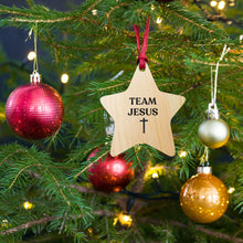 Load image into Gallery viewer, Team Jesus Christmas Ornament