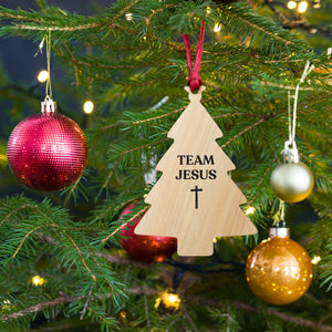 Team Jesus Christmas Ornament