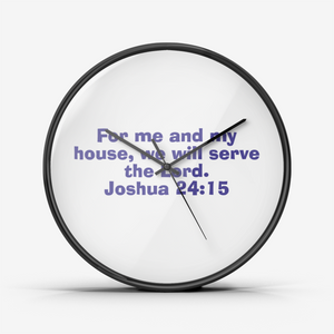 Serve The Lord Clock