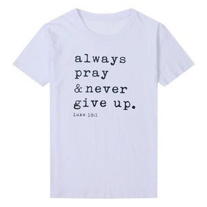 Always Pray Women's T-Shirt