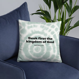 Seek First Pillow