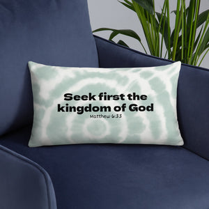 Seek First Pillow