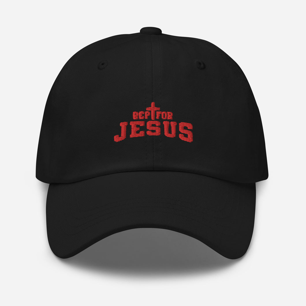 Rep For Jesus Logo Dad Hat