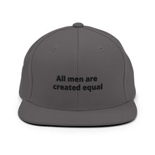 Load image into Gallery viewer, Created Equal Snapback Hat