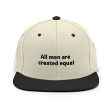 Load image into Gallery viewer, Created Equal Snapback Hat