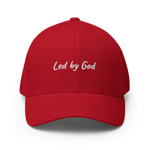 Load image into Gallery viewer, Led by God Structured Twill Cap