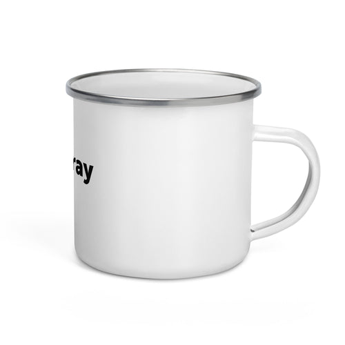 Just Pray Enamel Mug