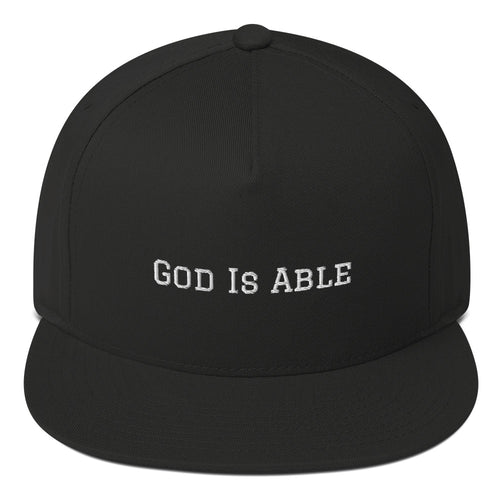 God is Able Flat Bill Cap