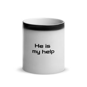 My Help Glossy Coffee Mug