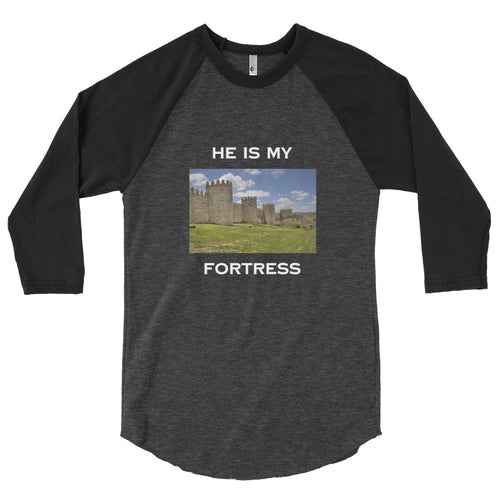 My Fortress Men's 3/4 Sleeve Shirt