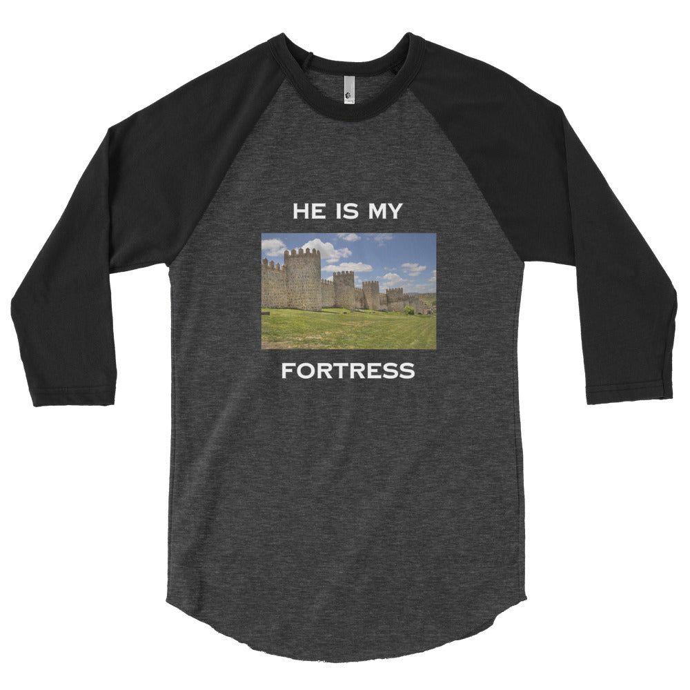 My Fortress Men's 3/4 Sleeve Shirt