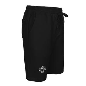 Rep For Jesus Logo Endurance Men's Fleece Shorts