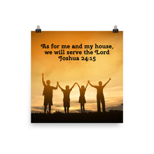 Load image into Gallery viewer, Serve The Lord Poster