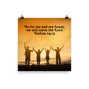 Serve The Lord Poster