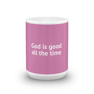 God Is Good Mug (Pink)
