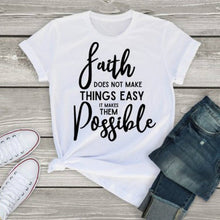 Load image into Gallery viewer, Faith Possible Women’s T-Shirt