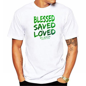 Blessed, Saved, Loved Men's T-Shirt