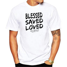 Load image into Gallery viewer, Blessed, Saved, Loved Men&#39;s T-Shirt