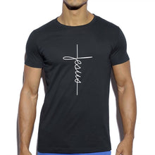 Load image into Gallery viewer, Jesus Cross 3 Men&#39;s T-Shirt