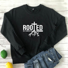 Load image into Gallery viewer, Rooted In Christ Women&#39;s Long Sleeve