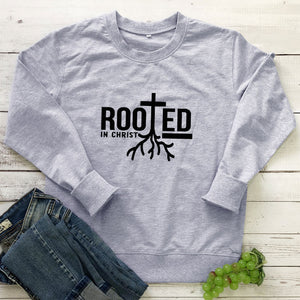 Rooted In Christ Women's Long Sleeve