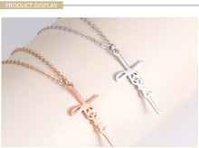 Load image into Gallery viewer, Jesus Cross 6 Necklace
