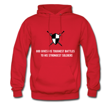 Load image into Gallery viewer, Toughest Battles Men&#39;s Hoodie - red