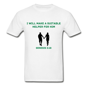 Suitable Helper Men's T-Shirt - white