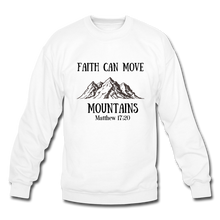 Load image into Gallery viewer, Move Mountain Men&#39;s Sweatshirt - white