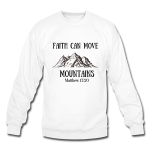 Move Mountain Men's Sweatshirt - white