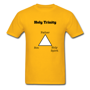 Holy Trinity Men's T-Shirt - gold