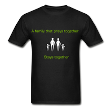 Load image into Gallery viewer, Prays Together Men&#39;s T-Shirt - black