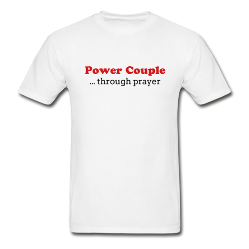 Power Couple Men's T-Shirt - white
