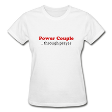 Load image into Gallery viewer, Power Couple Women&#39;s T-Shirt - white