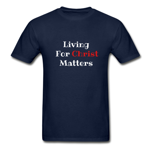Christ Matters Men's T-Shirt - navy