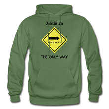 Load image into Gallery viewer, Only Way Men&#39;s Hoodie - military green